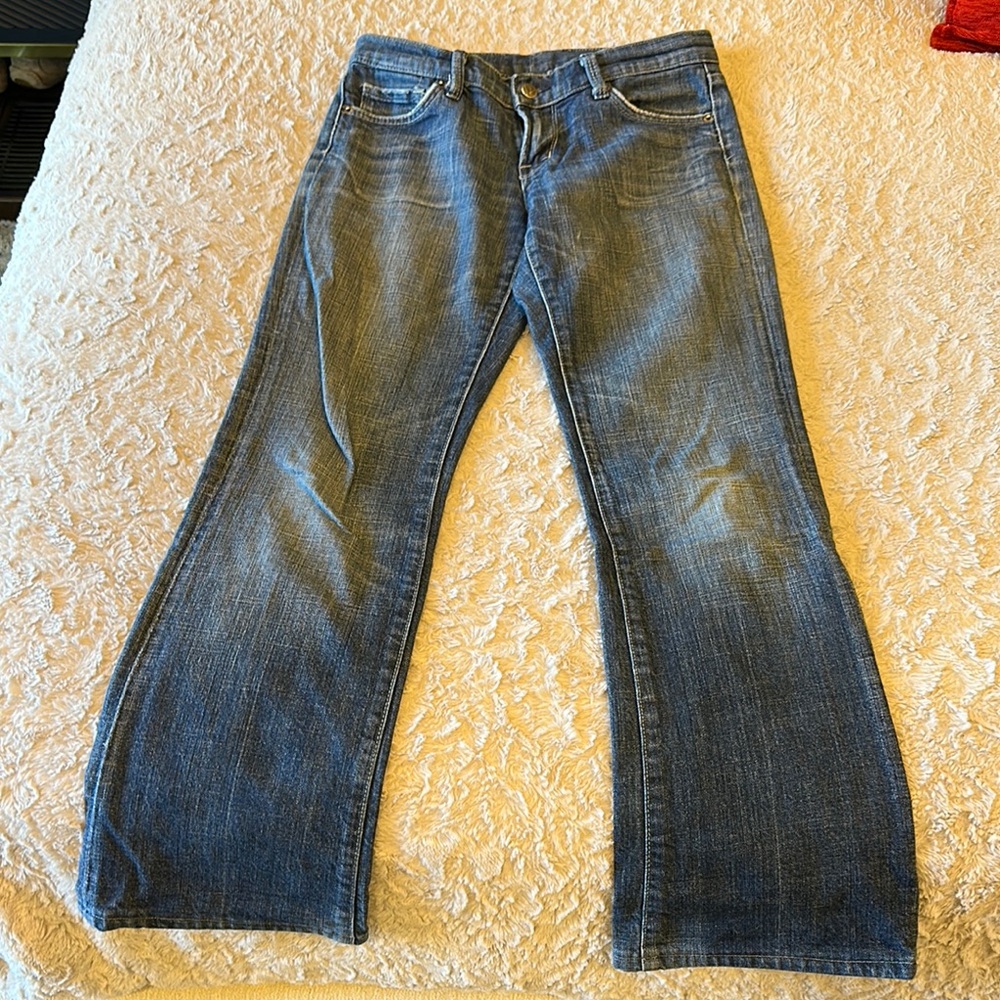 Citizens Of Humanity Blue Boot Cut Jeans